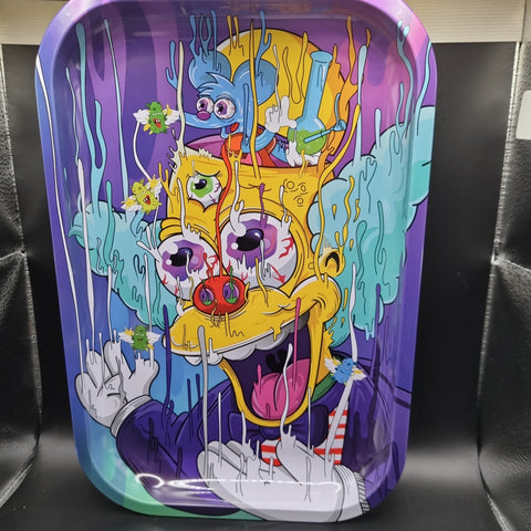 Melted Krusty - Small Metal Rolling Tray