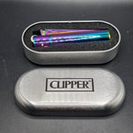 Metal Clipper Lighter + Giftbox - Icy