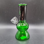 Mini Glass Bong - 136mm - Green