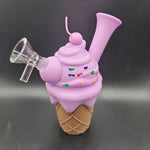 Ice Cream Cone Silicone Bong - 150mm