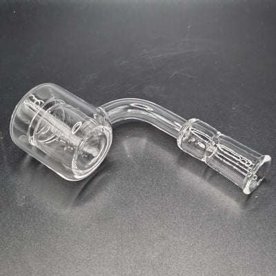 Dubbelwandige Quartz Banger met Carb Cap - 10mm Vrouwelijke Aansluiting