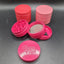 Champ High 4 Piece Pink Aluminium Grinder - 50mm
