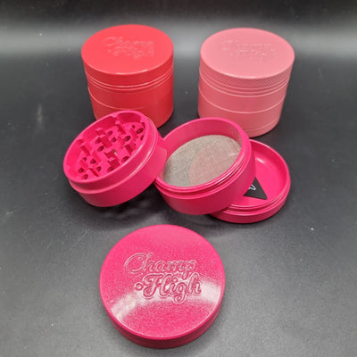 Champ High 4-delige Roze Aluminium Grinder - 50mm