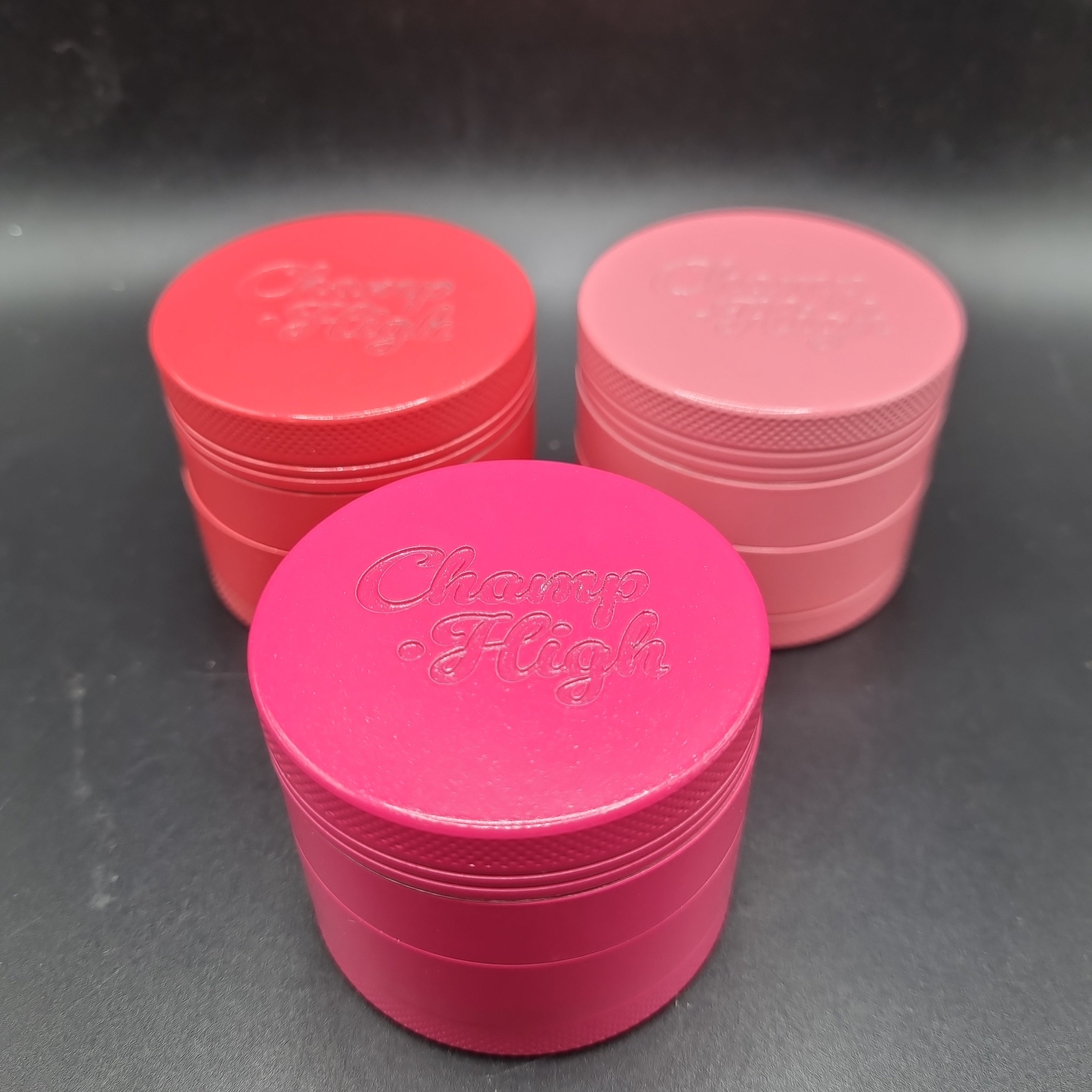 Champ High 4 Piece Pink Metal Grinder - 50mm