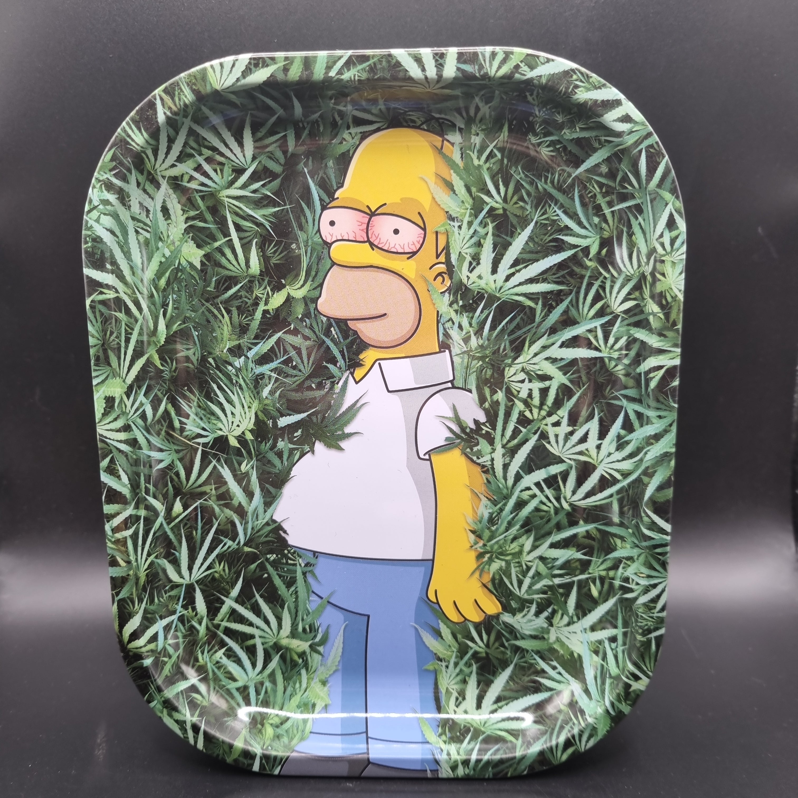 Metal Tin with Rolling Tray Lid - 180x140mm - Stoned Homer