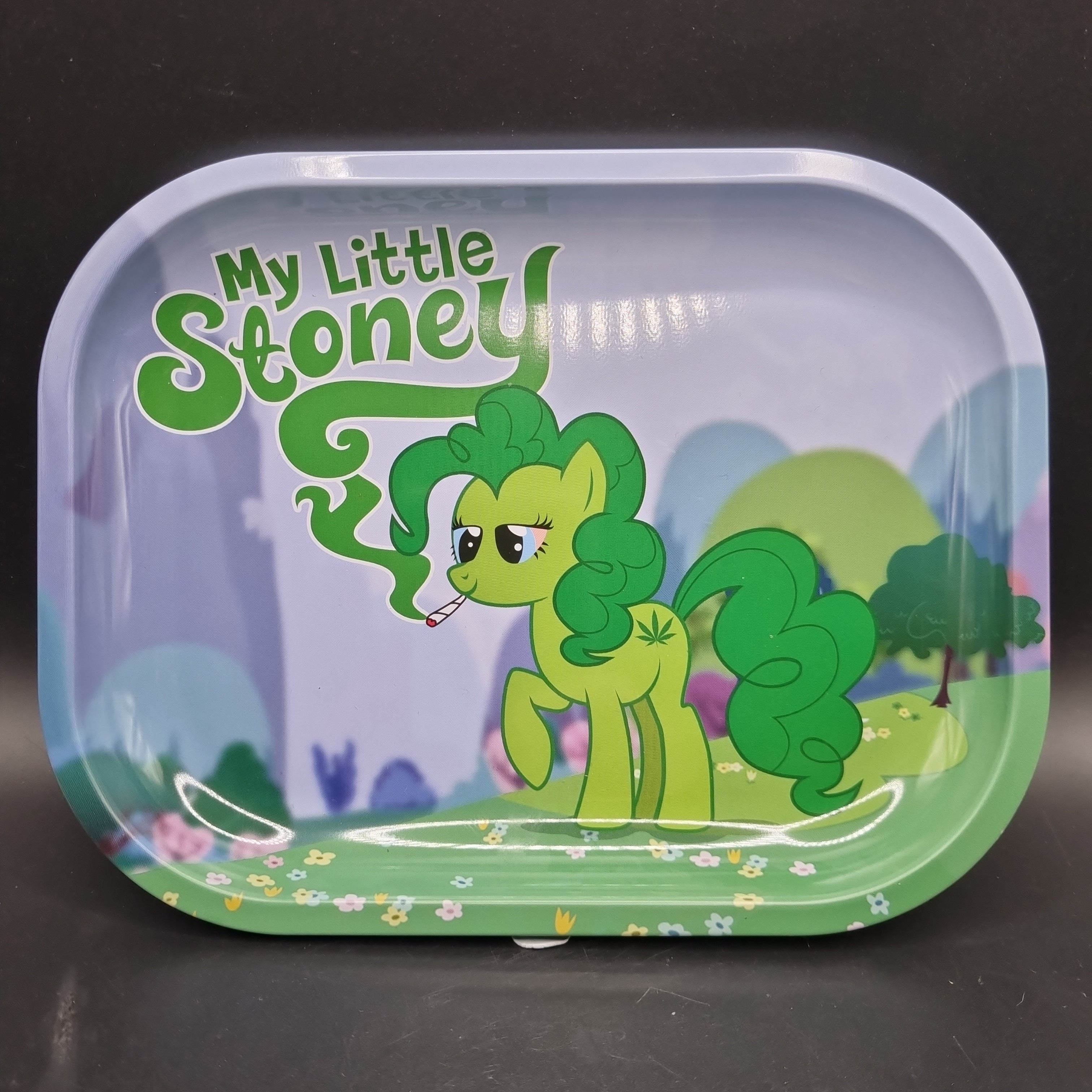 Mini Metal Rolling Tray - My Little Stoney