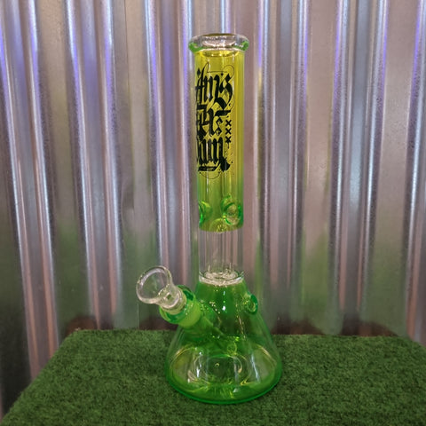 Amsterdam - Beaker Style Bong - H:30cm - Green