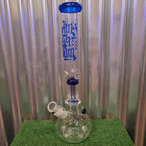 Amsterdam - Beaker Style Bong - H:40cm - Blue