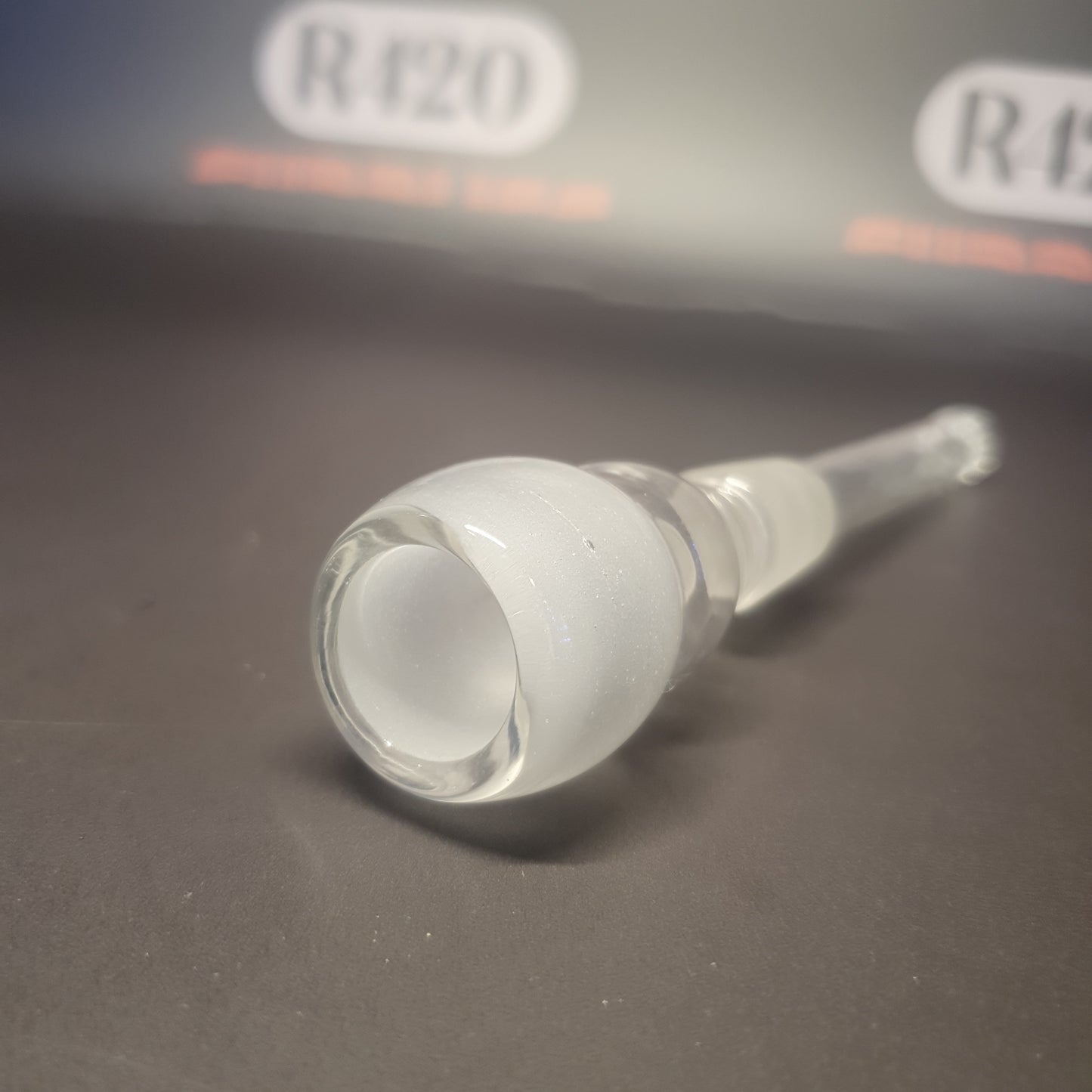 Glazen Downstem - 18mm - 100mm lang