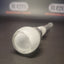 Glazen downstem - 18 mm - 115 mm lang