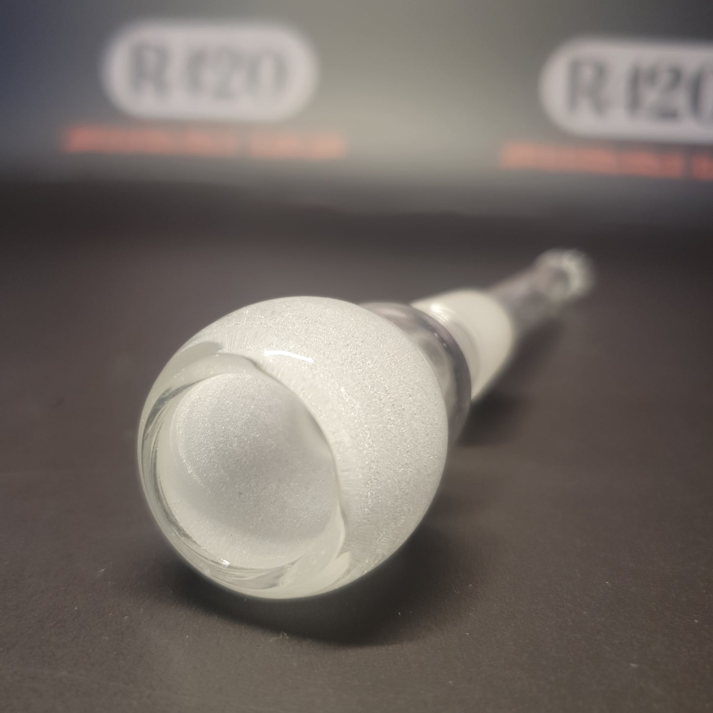 Glazen downstem - 18 mm - 115 mm lang