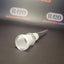 Glazen downstem - 18 mm - 125 mm lang