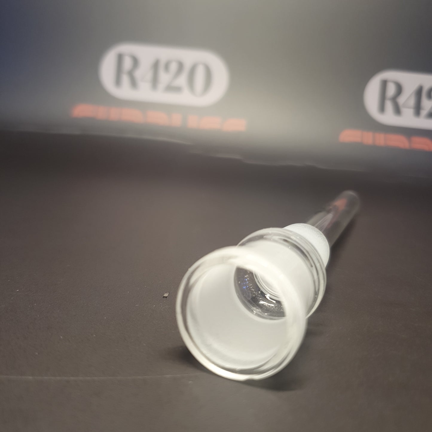 Glazen downstem - 18 mm - 125 mm lang