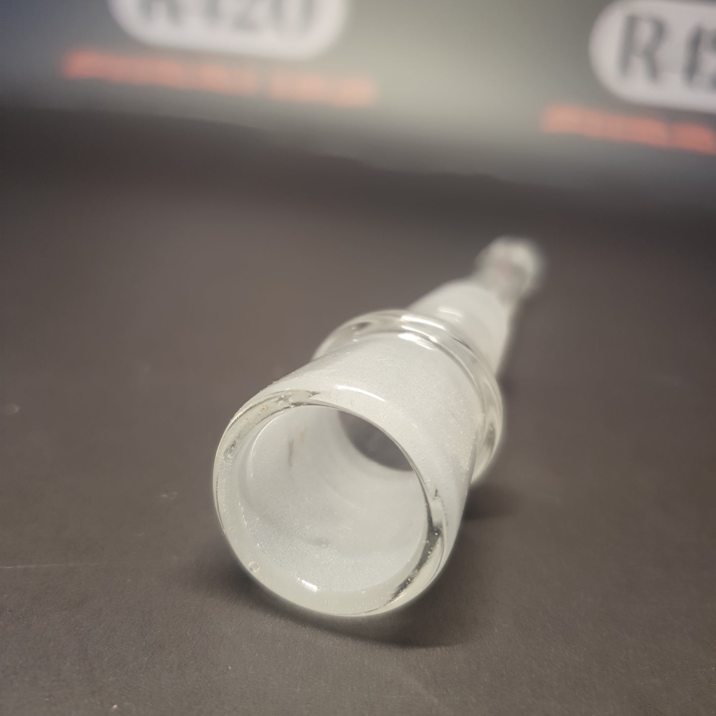 Glazen downstem - 18 mm - 75 mm lang