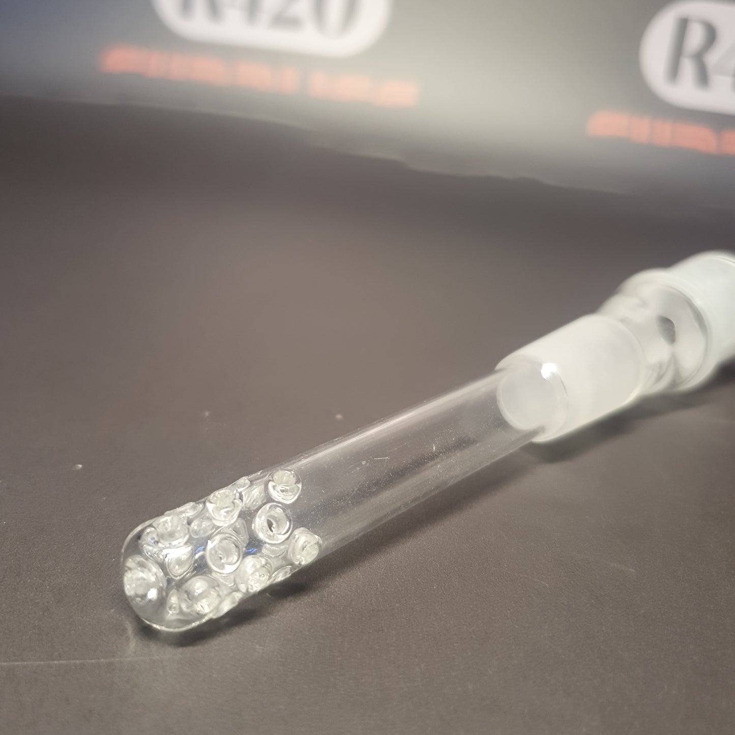 Glazen downstem - 18 mm - 75 mm lang
