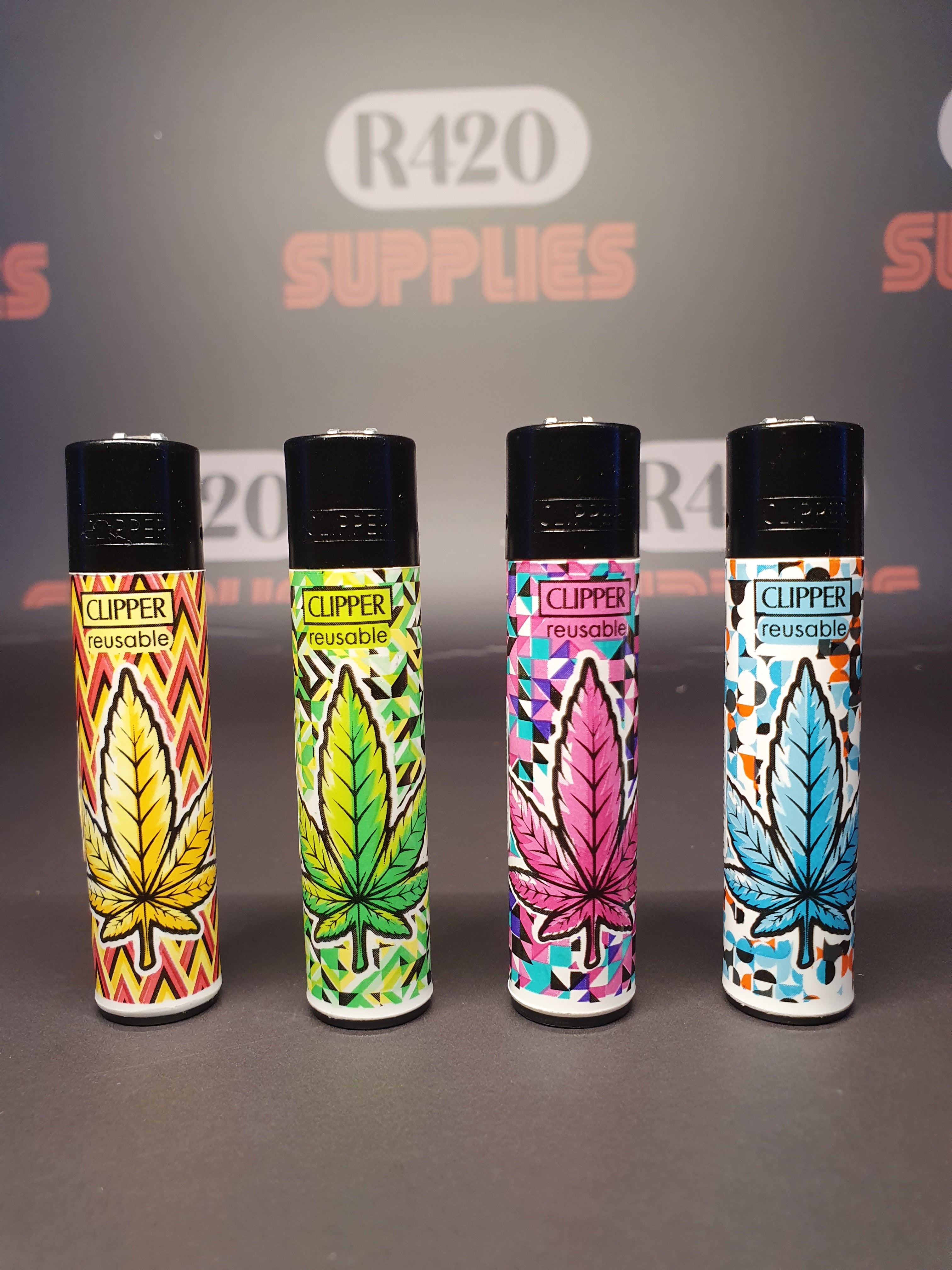 Clipper Lighter - Mosaic Leaves