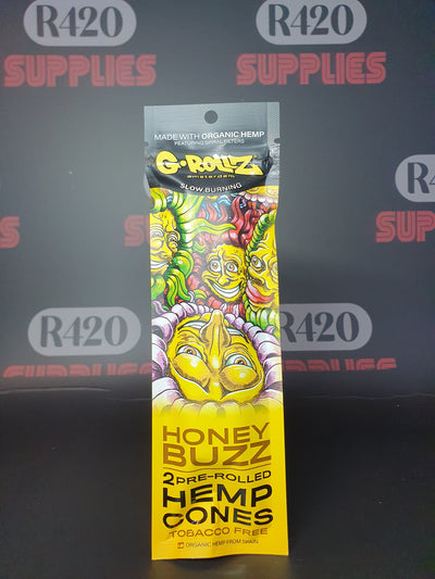 G-Rollz - Pre-Rolled Hemp Cones 2 Pack - Honey Buzz