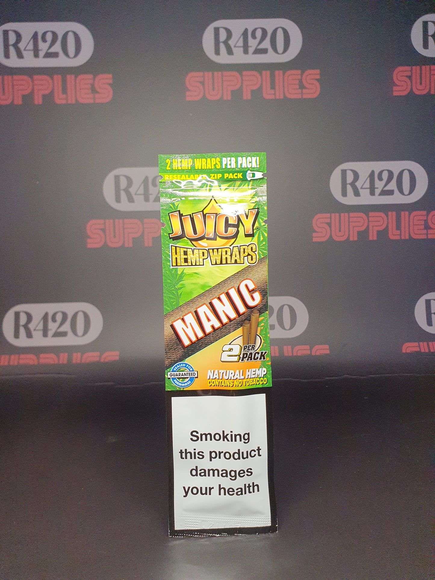 Juicy Jay's Hemp Wraps - 2 stuks - Manisch
