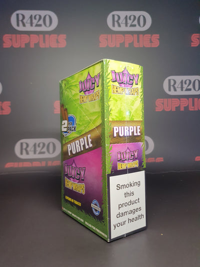 Juicy Jay's Hemp Wraps - 2 stuks - Paars