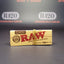 RAW Classic Single Wide - Single Window - Connoisseur - 50 Leaves & 50 Tips