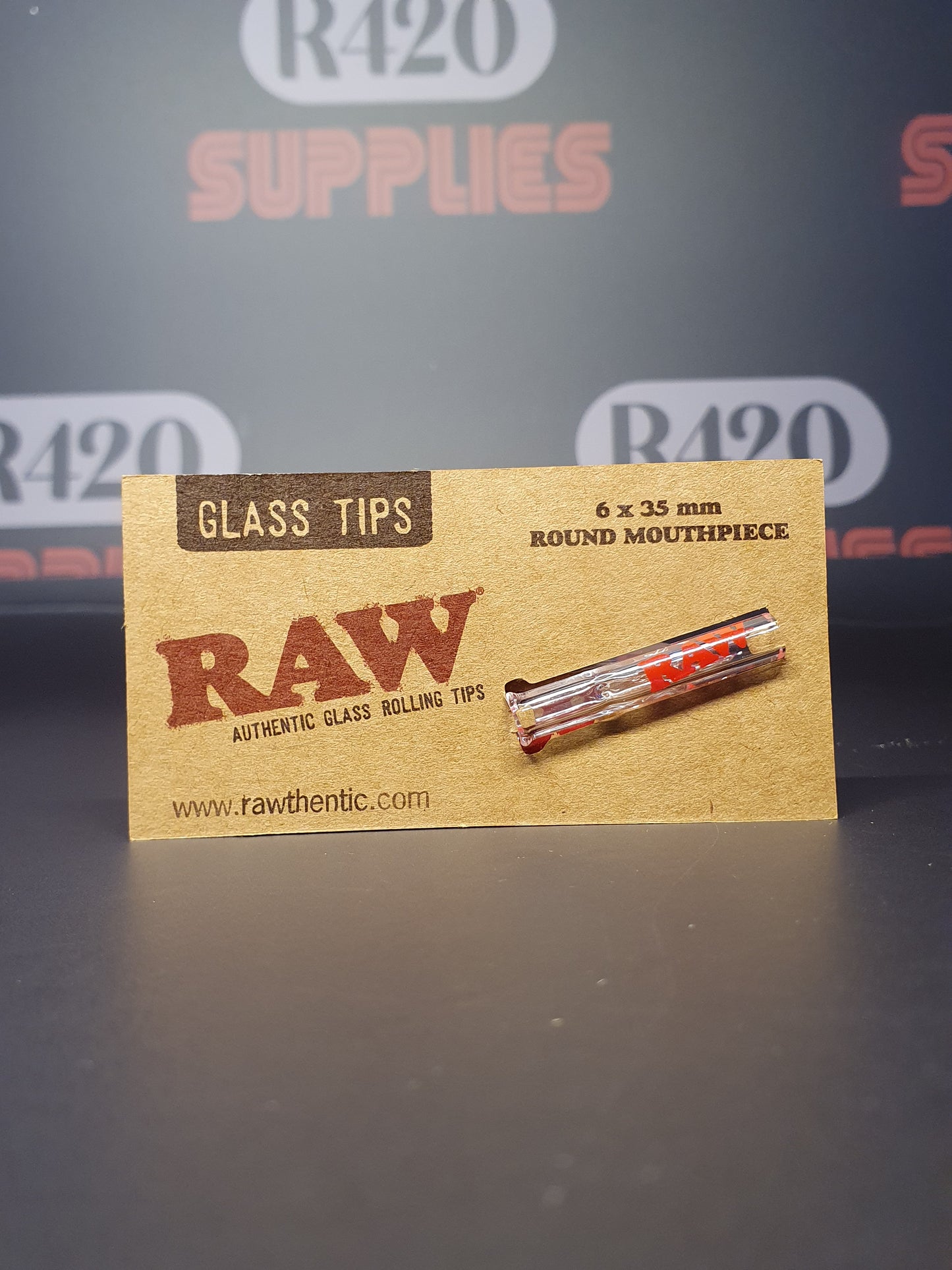 RAW Glass Tip - Round