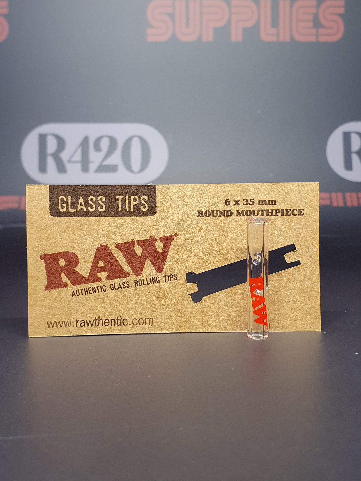 RAW Glass Tip - Round
