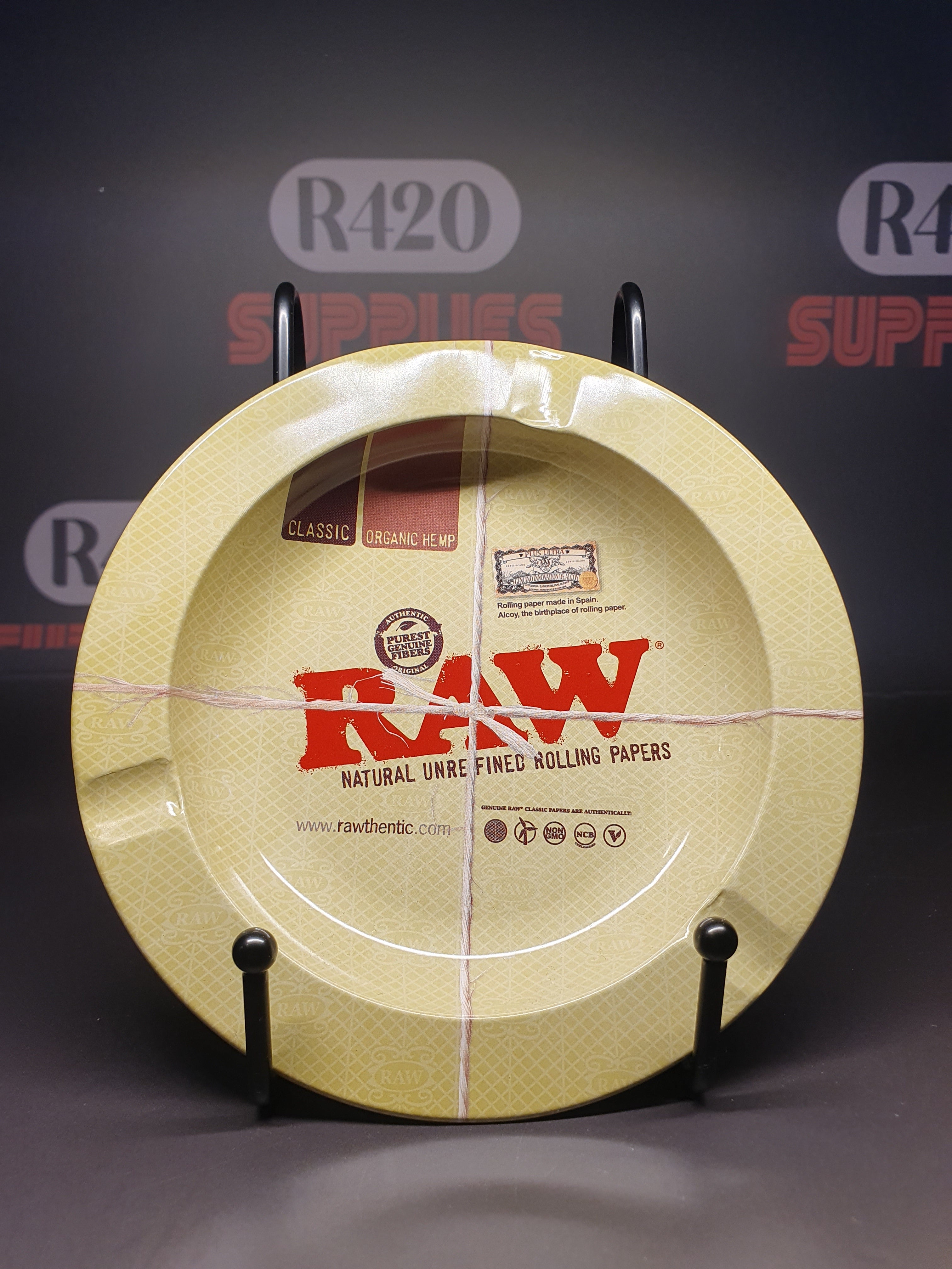 RAW Metal Ashtray with Magnetic Base