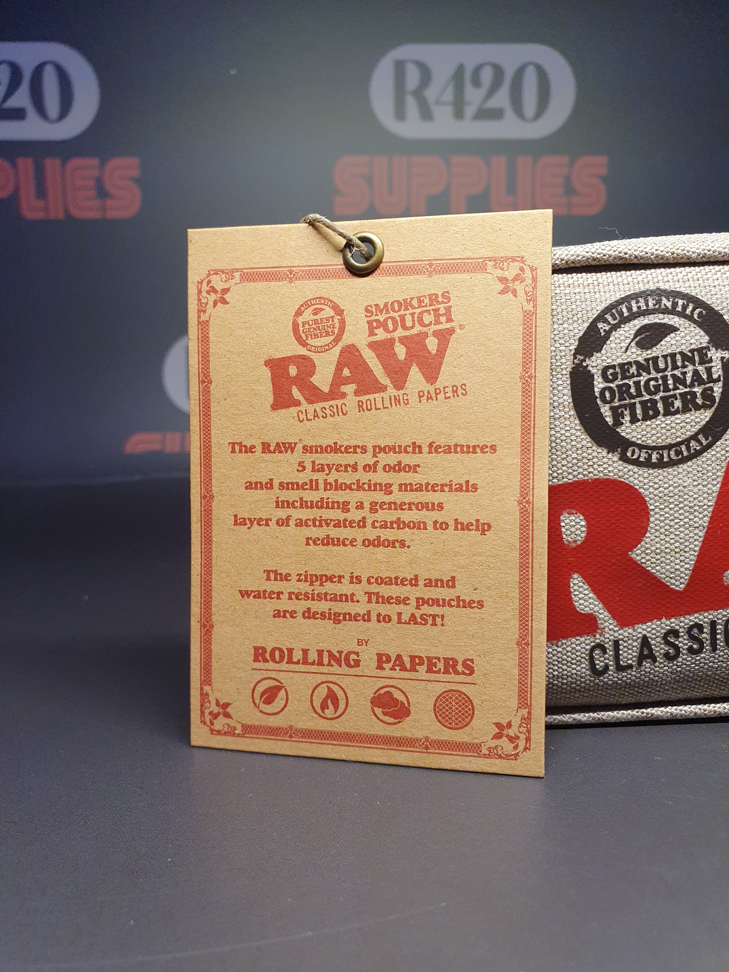 RAW Smell Proof Smoker's Pouch - Small