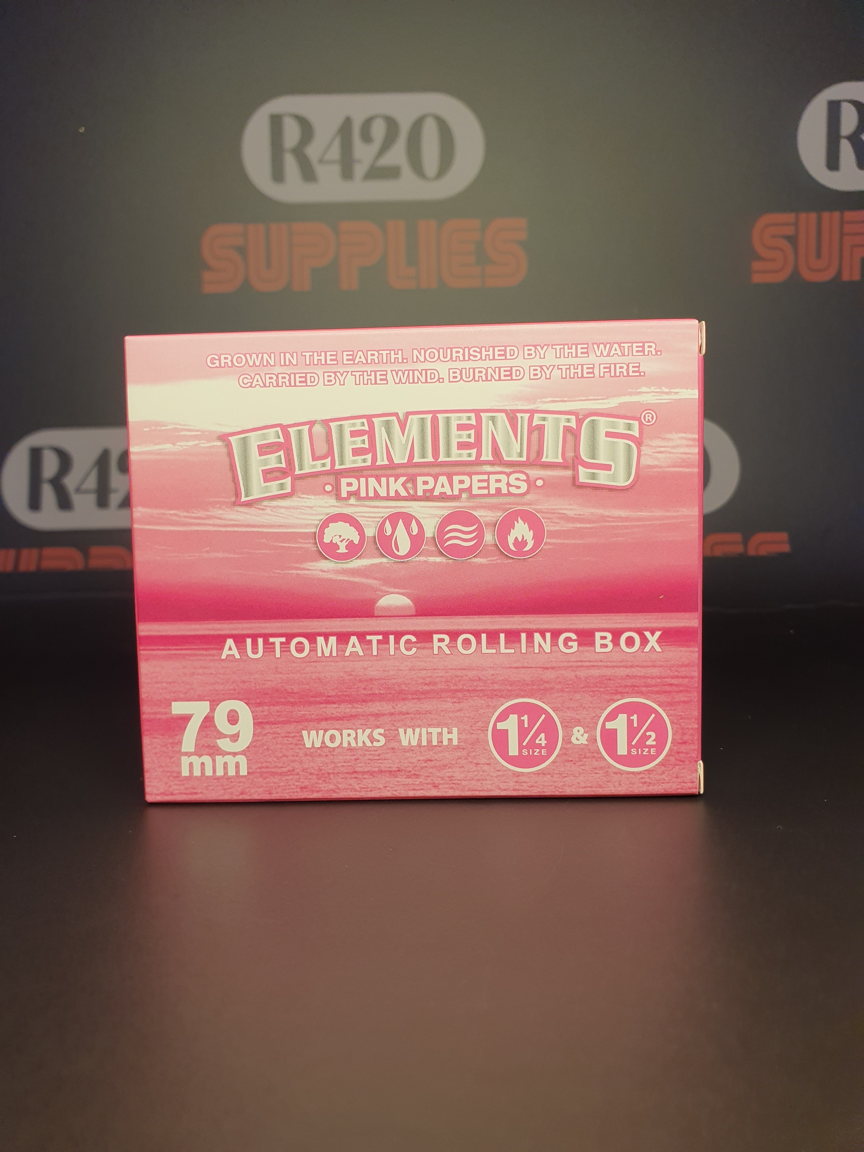 Elements Automatic Rolling Box - 79mm - Pink