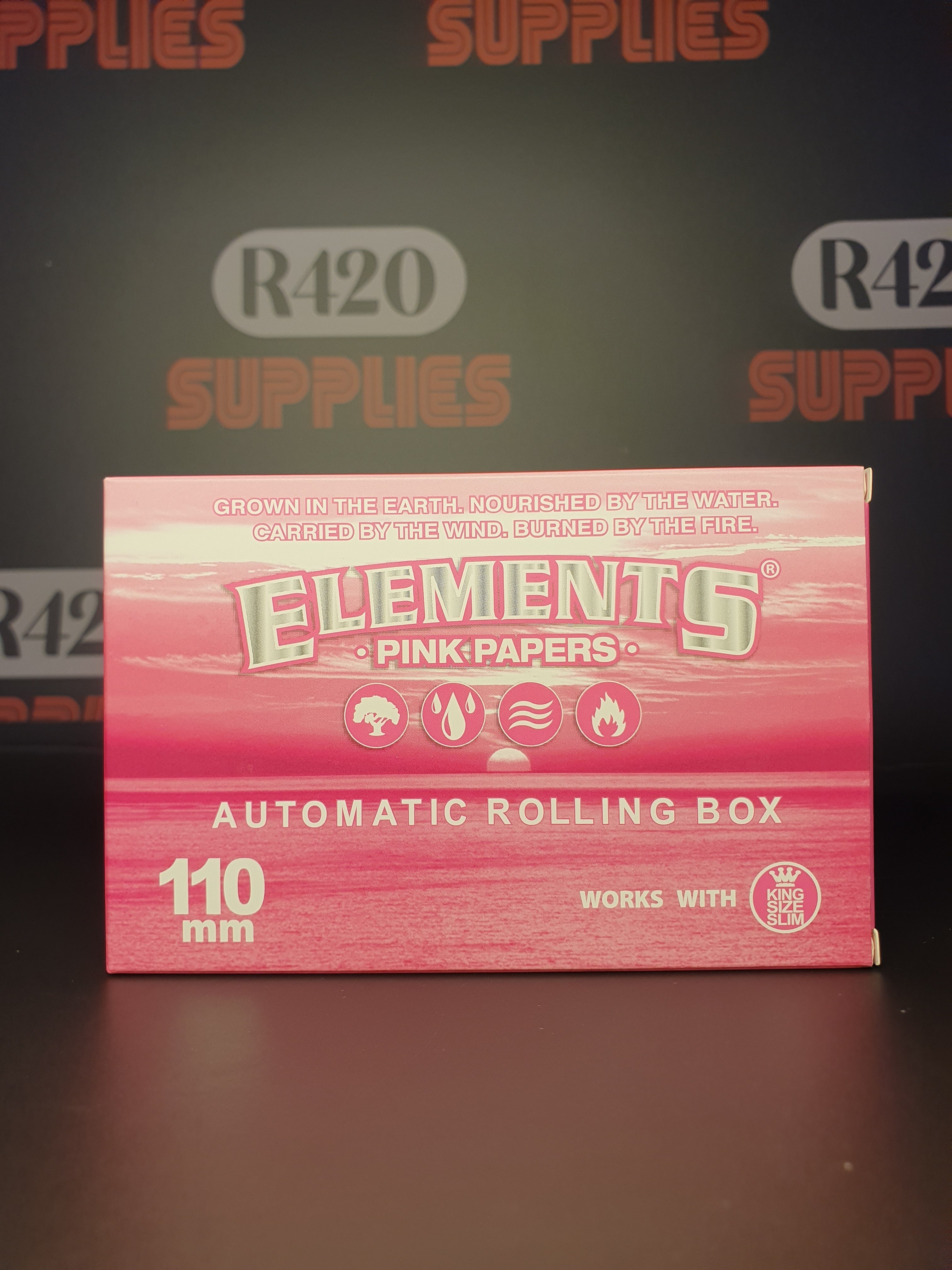 Elements Automatic Rolling Box - 110mm - Pink