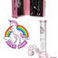 Black Leaf Pink Unicorn -Boxed Bong Giftset- H: 300mm