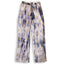 Handgeschilderde Nomad Sari Broek - Goud & Blauw Grieks Ontwerp (M/L)