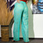 Handpainted Nomad Sari Pants - Gold with Design (M/L)