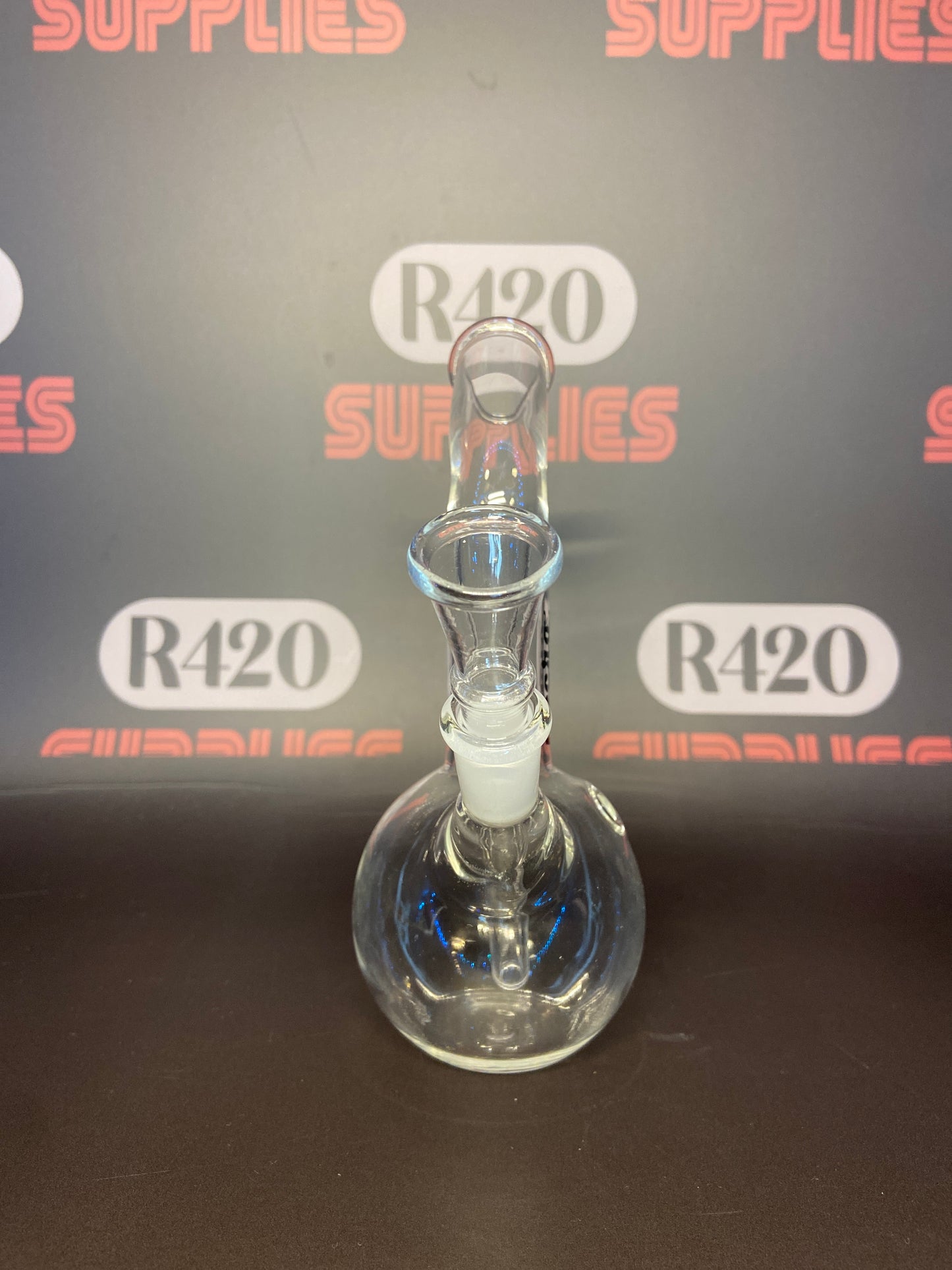 Micro Glass Bong - H: 18cm