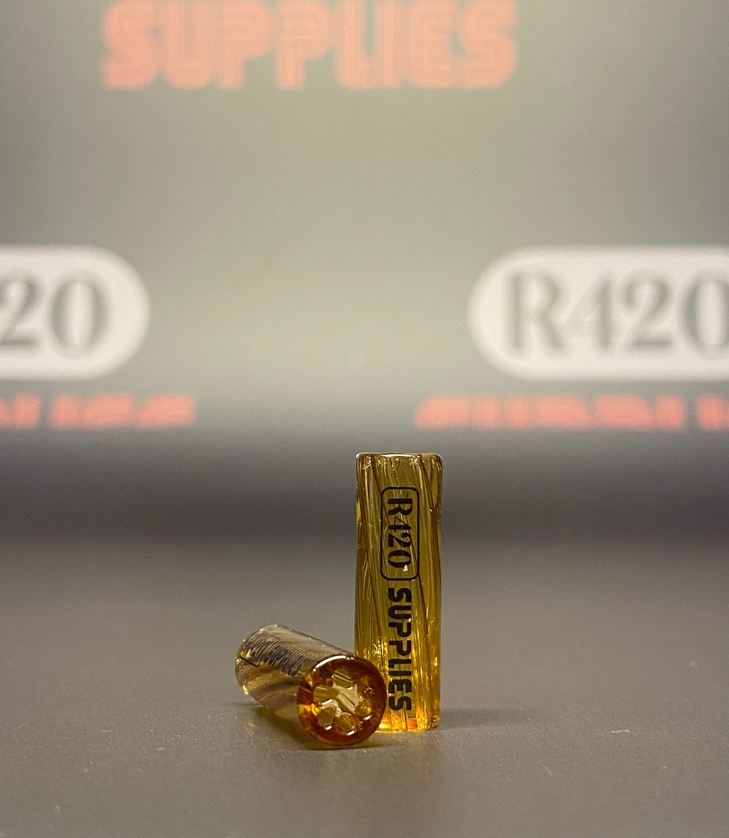 R420 Glass Filter Tip - 8mm x 25mm - Multiple Colours