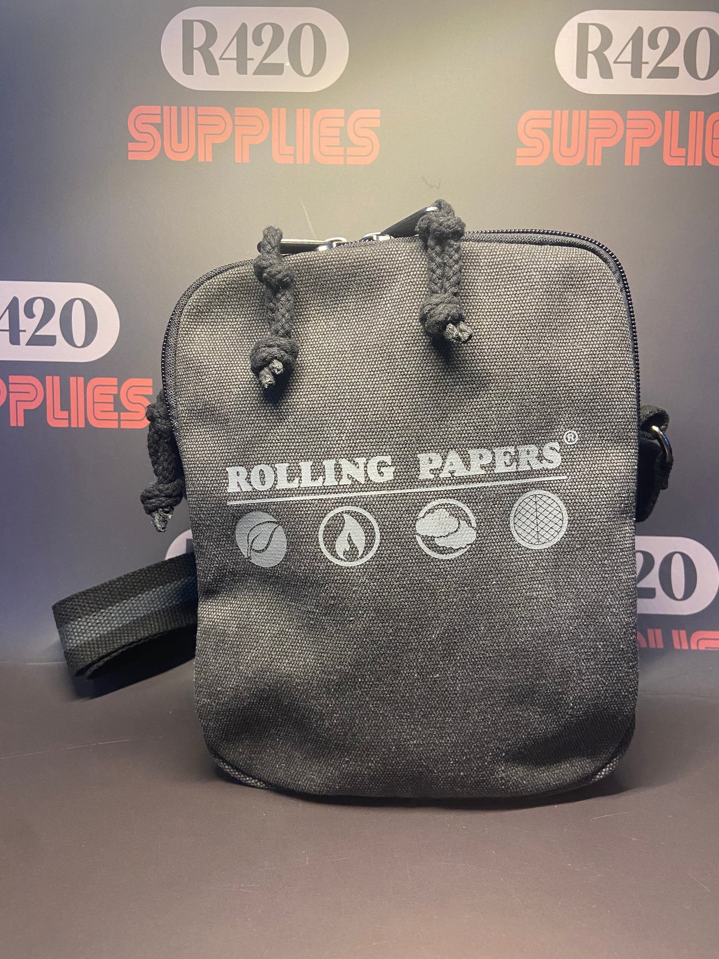 RAW x Rolling Papers Shoulder Bag - Grey