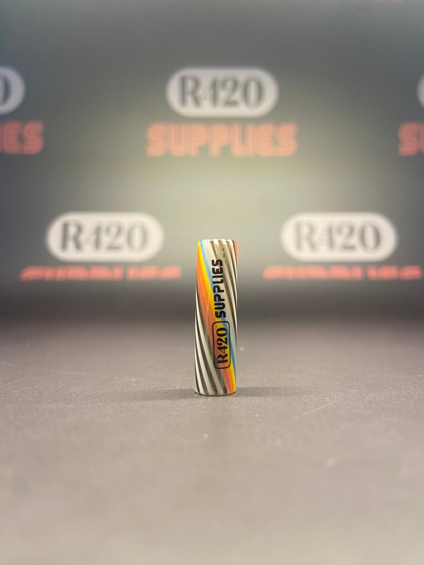 R420 Premium Glass Filter Tip - 8mm x 30mm - Multiple Colours