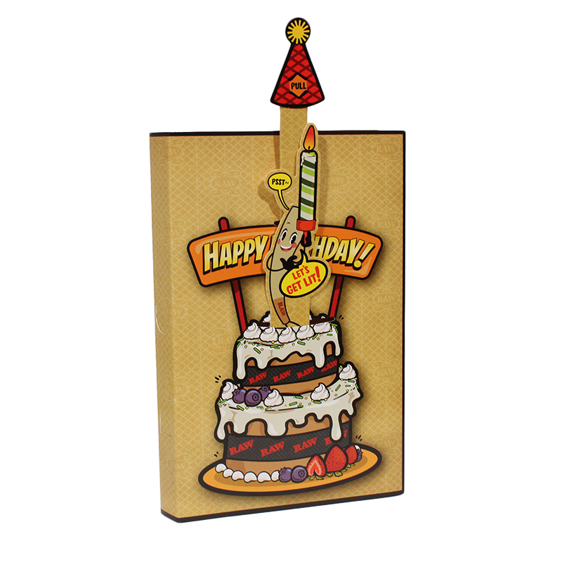 RAW Pop-Up Birthday Card