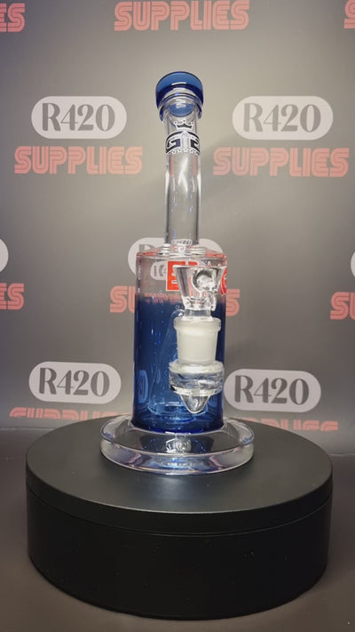 Grace Glass - Shark Attack Bong - Ocean Blue - H: 28cm