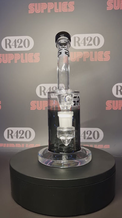 Grace Glass - Shark Attack Bong - Smoky Grey - H: 28cm