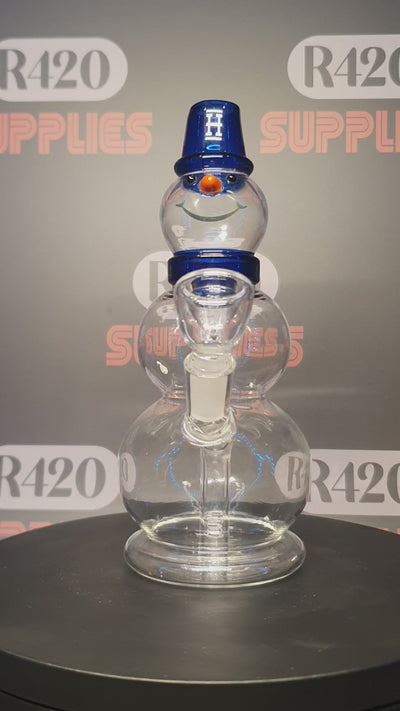 Hemper Glass Bong - Snowman