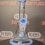 Grace Glass - Mini Beaker Style Bong -Blue - H: 21cm