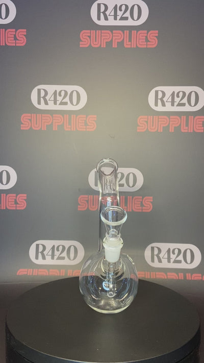 Micro Glass Bong - H: 18cm