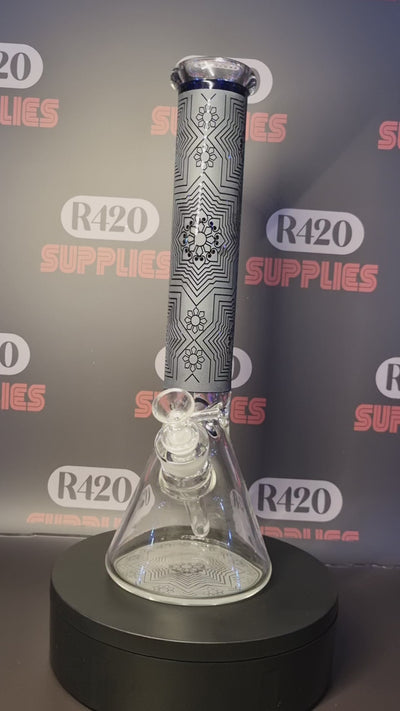 Amsterdam - Limited Edition Mixed Mandala Series - Blue - H:36cm