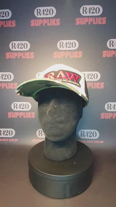 RAW Poker Trucker Hat - Camo & Tan