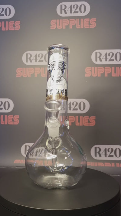 Greenline Monkey Glass Bong - H: 25cm