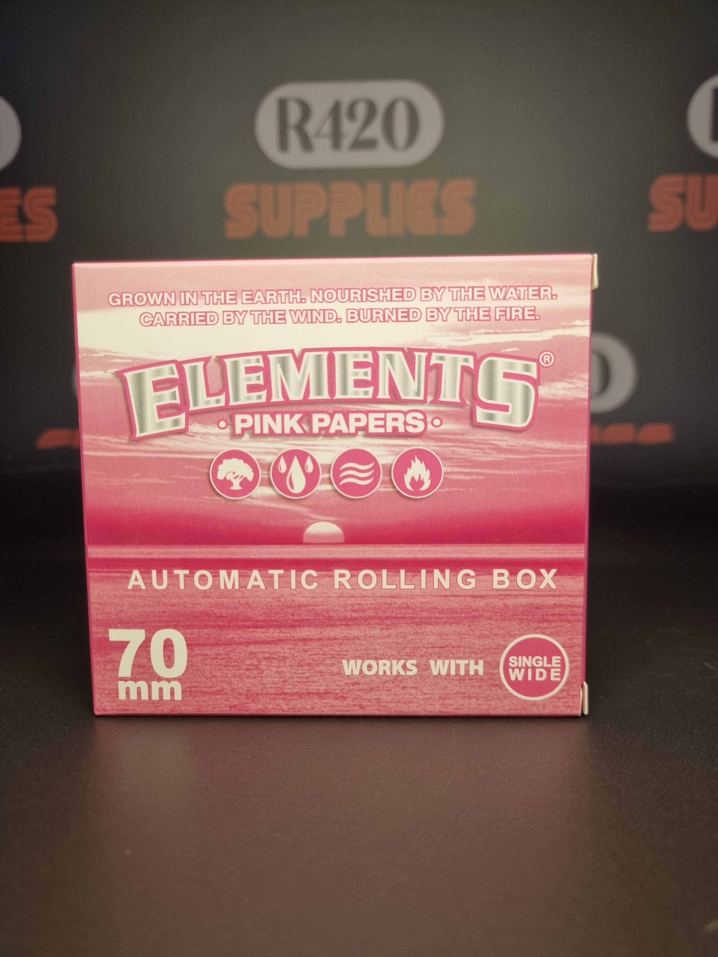 Elements Automatic Rolling Box - 70mm - Pink