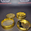 Gold Metal Grinder - 50mm - 4 Part