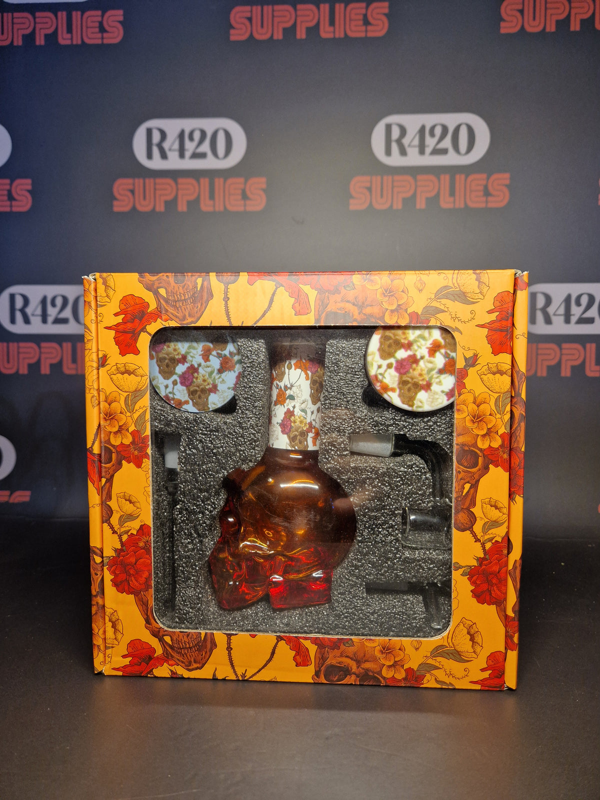 Glass Bong & Dab Rig Set