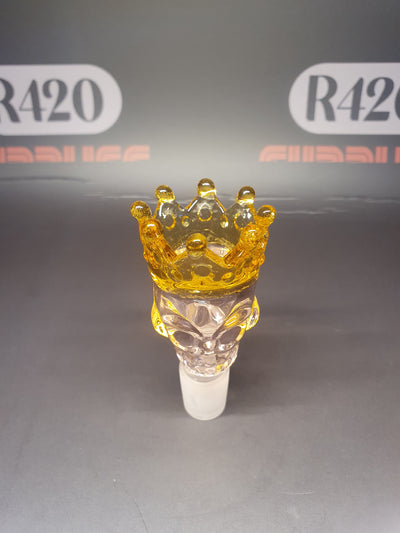 Roze Skull Crown Bowl - 18 mm mannelijk